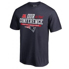 Wholesale Cheap Men\'s New England Patriots Pro Line by Fanatics Branded Navy 2016 AFC Conference Champions Our Conference T-Shirt