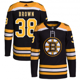 Wholesale Cheap Men\'s Boston Bruins #38 Patrick Brown Black Stitched Jersey