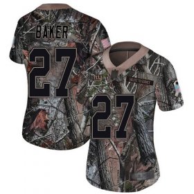 Wholesale Cheap Nike Giants #27 Deandre Baker Camo Women\'s Stitched NFL Limited Rush Realtree Jersey