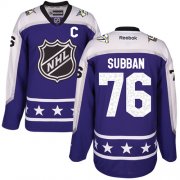 Wholesale Cheap Predators #76 P.K Subban Purple 2017 All-Star Central Division Stitched Youth NHL Jersey