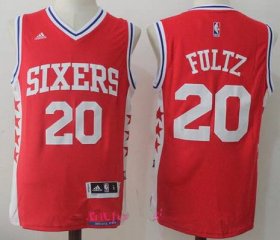 Wholesale Cheap Men\'s 2017 Draft Philadelphia 76ers #20 Markelle Fultz Red Stitched NBA adidas Revolution 30 Swingman Jersey