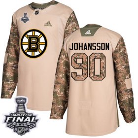 Wholesale Cheap Adidas Bruins #90 Marcus Johansson Camo Authentic 2017 Veterans Day 2019 Stanley Cup Final Stitched NHL Jersey
