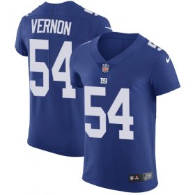 Wholesale Cheap Nike Giants #54 Olivier Vernon Royal Blue Team Color Men\'s Stitched NFL Vapor Untouchable Elite Jersey