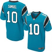 Wholesale Cheap Nike Panthers #10 Curtis Samuel Blue Alternate Men's Stitched NFL Elite Jersey