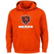 Wholesale Cheap Chicago Bears Critical Victory Pullover Hoodie Orange