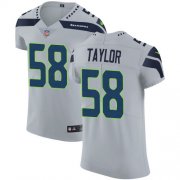 Wholesale Cheap Nike Seahawks #58 Darrell Taylor Grey Alternate Men's Stitched NFL New Elite Jersey