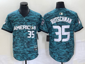 Wholesale Cheap Men\'s Baltimore Orioles #35 Adley Rutschman Teal 2023 All Star Cool Base Stitched Baseball Jersey
