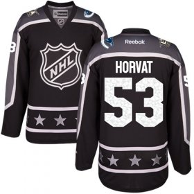 Wholesale Cheap Canucks #53 Bo Horvat Black 2017 All-Star Pacific Division Stitched NHL Jersey
