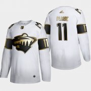 Wholesale Cheap Minnesota Wild #11 Zach Parise Men's Adidas White Golden Edition Limited Stitched NHL Jersey