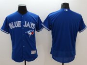 Wholesale Cheap Blue Jays Blank Blue Flexbase Authentic Collection Stitched MLB Jersey