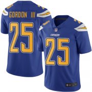 Wholesale Cheap Nike Chargers #25 Melvin Gordon III Electric Blue Men's Stitched NFL Limited Rush Jersey
