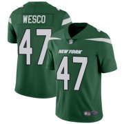 Wholesale Cheap Nike Jets #47 Trevon Wesco Green Team Color Men's Stitched NFL Vapor Untouchable Limited Jersey