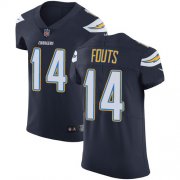 Wholesale Cheap Nike Chargers #14 Dan Fouts Navy Blue Team Color Men's Stitched NFL Vapor Untouchable Elite Jersey