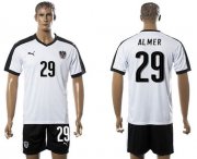 Wholesale Cheap Austria #29 Almer White Away Soccer Country Jersey