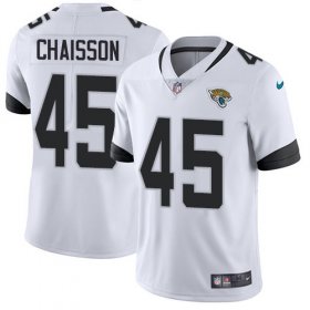 Wholesale Cheap Nike Jaguars #45 K\'Lavon Chaisson White Men\'s Stitched NFL Vapor Untouchable Limited Jersey