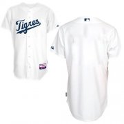 Wholesale Cheap Tigers Blank White Home "Los Tigres" Stitched MLB Jersey