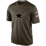 Wholesale Cheap Men's Dallas Cowboys Salute To Service Nike Dri-FIT T-Shirt