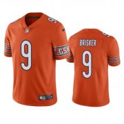Wholesale Cheap Men's Chicago Bears #9 Jaquan Brisker Orange Vapor untouchable Limited Stitched Jersey