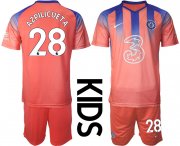 Wholesale Cheap 2021 Chelsea away Youth 28 soccer jerseys