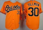 Wholesale Cheap Orioles #30 Chris Tillman Orange Cool Base Stitched MLB Jersey