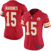 Wholesale Cheap Nike Chiefs #15 Patrick Mahomes Red Team Color Women's Stitched NFL Vapor Untouchable Limited Jersey