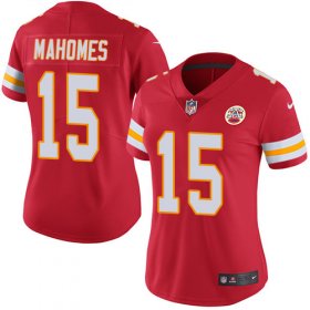 Wholesale Cheap Nike Chiefs #15 Patrick Mahomes Red Team Color Women\'s Stitched NFL Vapor Untouchable Limited Jersey