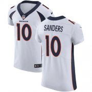 Wholesale Cheap Nike Broncos #10 Emmanuel Sanders White Men's Stitched NFL Vapor Untouchable Elite Jersey