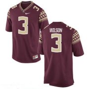 Wholesale Cheap Men's Florida State Seminoles #3 Jesus Wilson Red Stitched College Football 2016 Nike NCAA Jersey