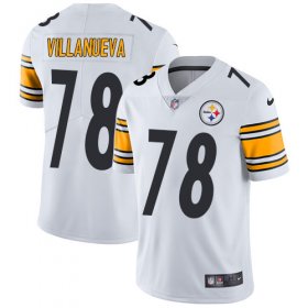 Wholesale Cheap Nike Steelers #78 Alejandro Villanueva White Men\'s Stitched NFL Vapor Untouchable Limited Jersey