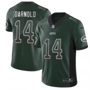 Wholesale Cheap Nike Jets #14 Sam Darnold Green Team Color Men's Stitched NFL Limited Rush Drift Fashion Jersey