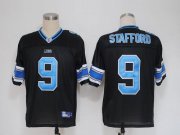 Wholesale Cheap Lions #9 Matthew Stafford Black Stitched NFL Jersey