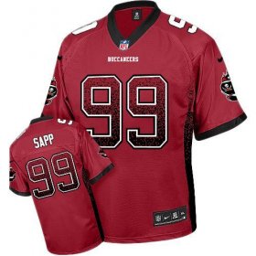 Wholesale Cheap Nike Buccaneers #99 Warren Sapp Red Team Color Men\'s Stitched NFL Elite Drift Fashion Jersey