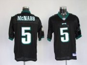 Wholesale Cheap Eagles Donovan McNabb #5 Stitched Black NFL Jersey