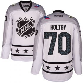 Wholesale Cheap Capitals #70 Braden Holtby White 2017 All-Star Metropolitan Division Stitched Youth NHL Jersey