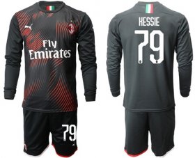 Wholesale Cheap AC Milan #79 Hessie Third Long Sleeves Soccer Club Jersey