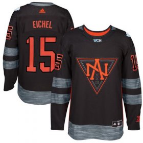 Wholesale Cheap Team North America #15 Jack Eichel Black 2016 World Cup Stitched NHL Jersey