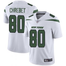 Wholesale Cheap Nike Jets #80 Wayne Chrebet White Men\'s Stitched NFL Vapor Untouchable Limited Jersey