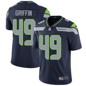 Wholesale Cheap Nike Seahawks #49 Shaquem Griffin Steel Blue Team Color Youth Stitched NFL Vapor Untouchable Limited Jersey