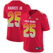 Wholesale Cheap Nike Broncos #25 Chris Harris Jr Red Men's Stitched NFL Limited AFC 2019 Pro Bowl Jersey