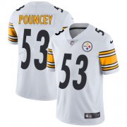 Wholesale Cheap Nike Steelers #53 Maurkice Pouncey White Men's Stitched NFL Vapor Untouchable Limited Jersey