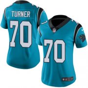 Wholesale Cheap Nike Panthers #70 Trai Turner Blue Alternate Women's Stitched NFL Vapor Untouchable Limited Jersey