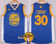 Wholesale Cheap Golden State Warriors #30 Stephen Curry 2015 The Finals Blue Jersey