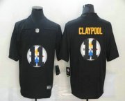 Wholesale Cheap Men's Pittsburgh Steelers #11 Chase Claypool Black 2020 Shadow Logo Vapor Untouchable Stitched NFL Nike Limited Jersey