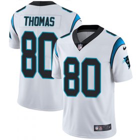 Wholesale Cheap Nike Panthers #80 Ian Thomas White Men\'s Stitched NFL Vapor Untouchable Limited Jersey