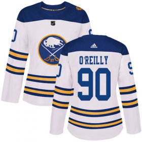 Wholesale Cheap Adidas Sabres #90 Ryan O\'Reilly White Authentic 2018 Winter Classic Women\'s Stitched NHL Jersey