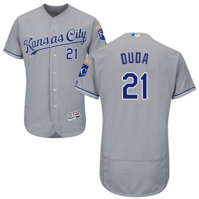 Wholesale Cheap Royals #21 Lucas Duda Grey Flexbase Authentic Collection Stitched MLB Jersey