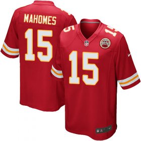 Wholesale Cheap Nike Chiefs #15 Patrick Mahomes Red Team Color Youth Stitched NFL Elite Jersey