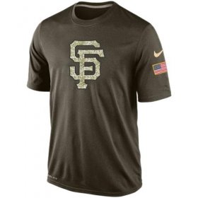 Wholesale Cheap Men\'s San Francisco Giants Salute To Service Nike Dri-FIT T-Shirt