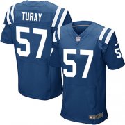 Wholesale Cheap Nike Colts #57 Kemoko Turay Royal Blue Team Color Men's Stitched NFL Elite Jersey