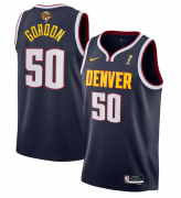 Wholesale Cheap Men's Denver Nuggets #50 Aaron Gordon Navy 2023 Finals Champions Icon EditionStitched Basketball Jersey